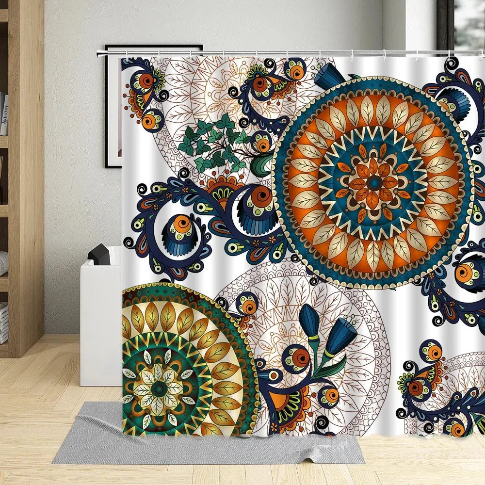 Colorful Bohemia Shower Curtain My Store