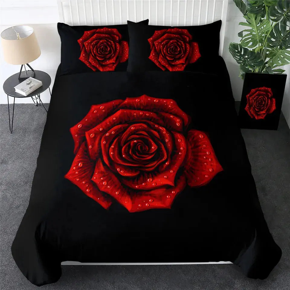 Colorful Roses Duvet Cover My Store