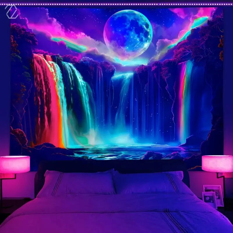 Colorful Waterfall Tapestry My Store