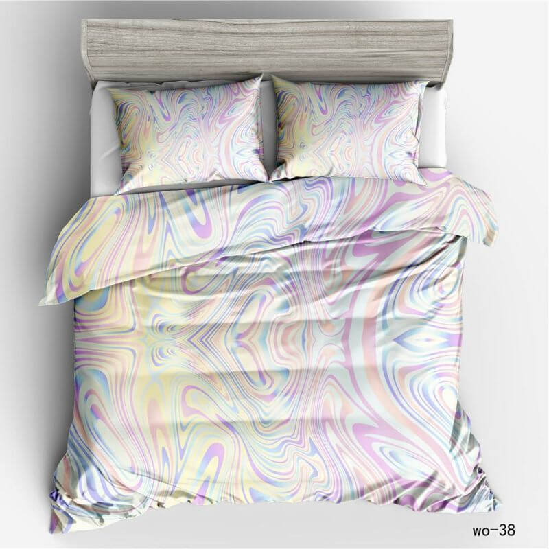 Gradient pattern doona cover set