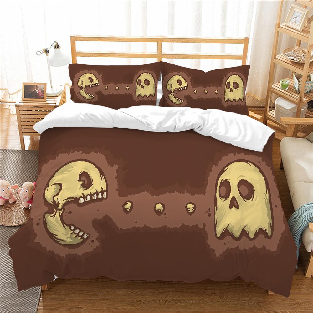 Colourful Pac-Man bedding
