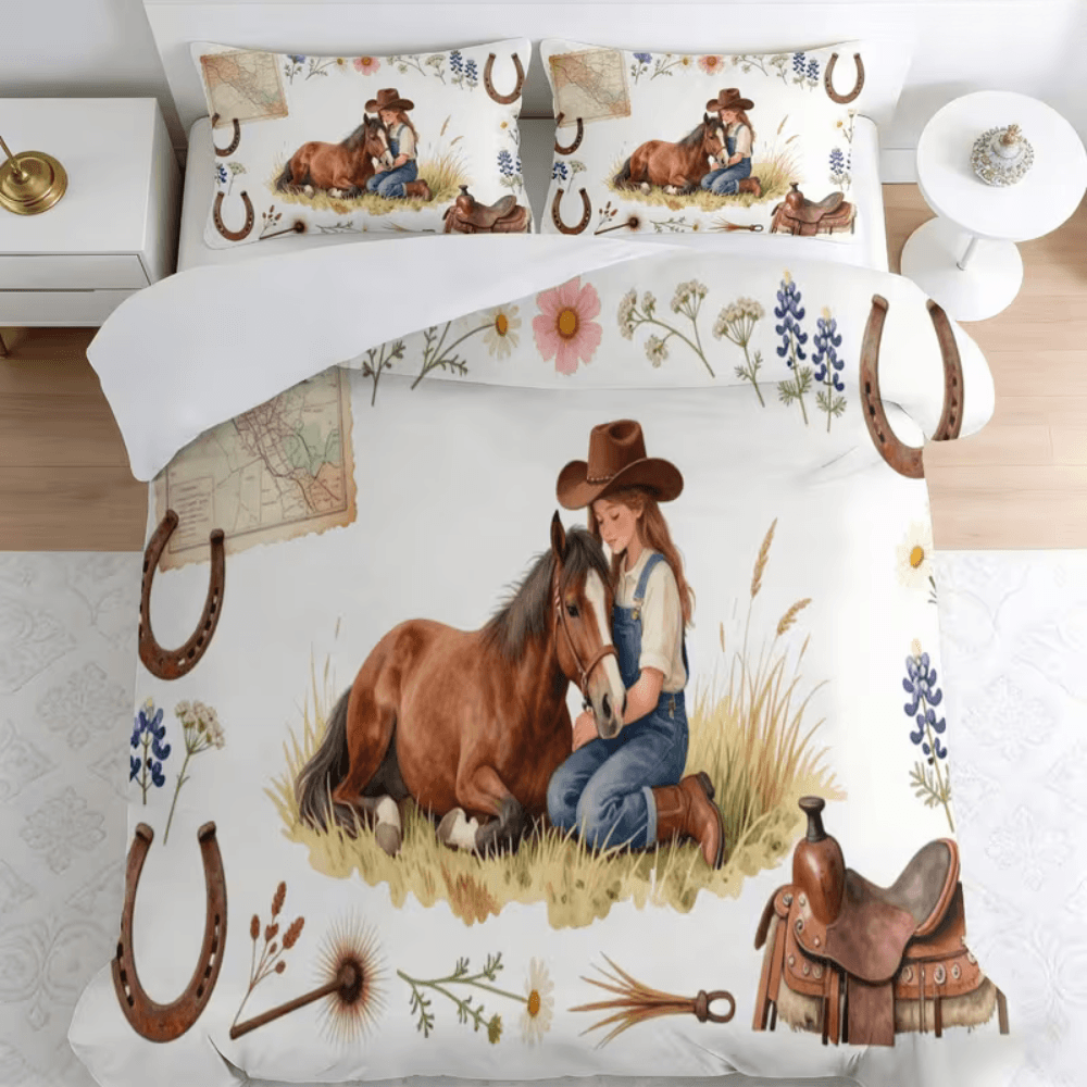 cowgirl rodeo bedding set