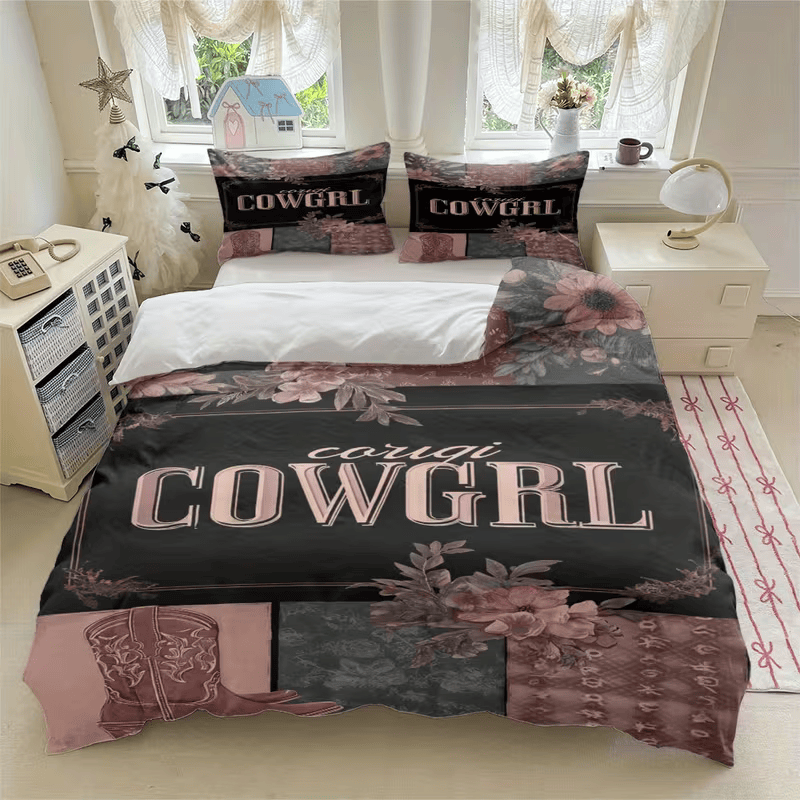 western cowgirl kids bedding