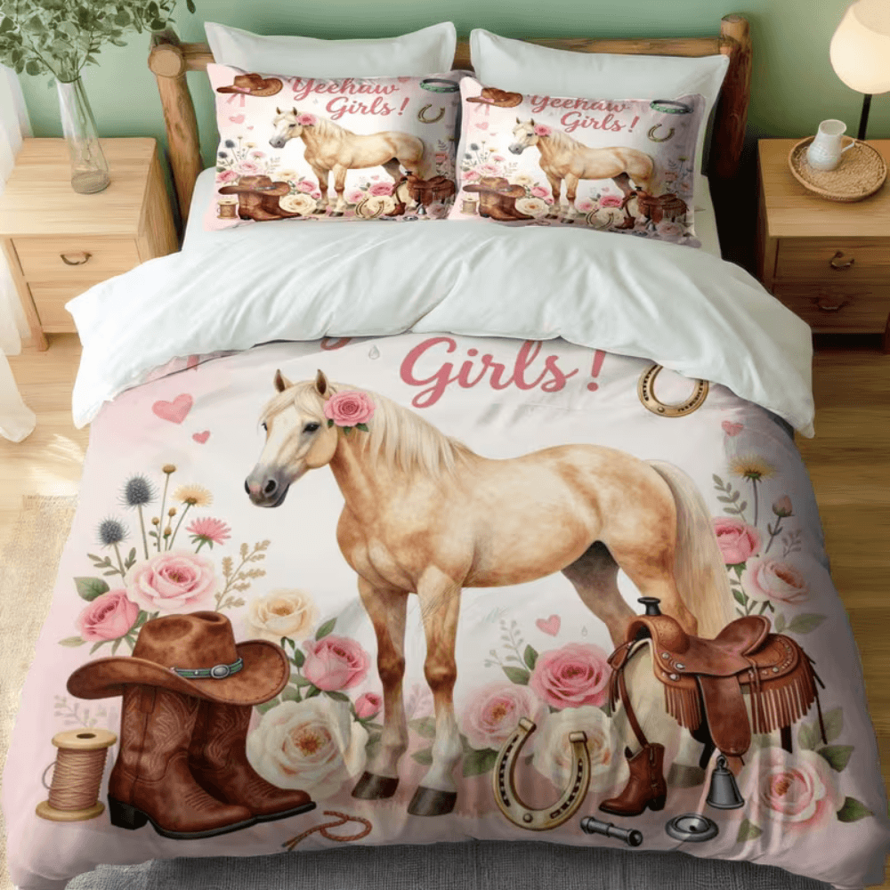 western duvet cover design