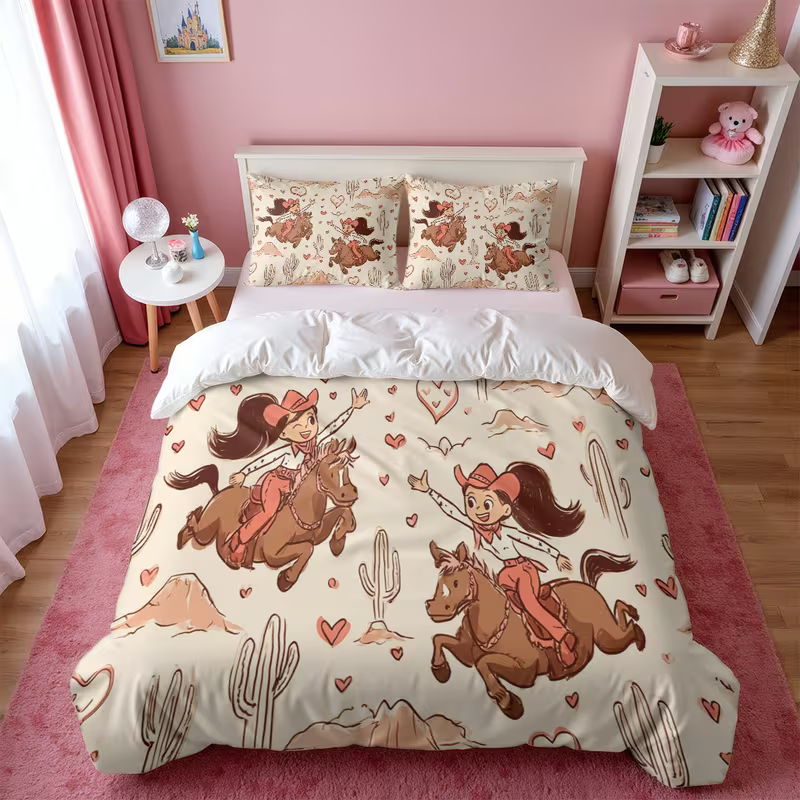 cowgirl quilt cover king size