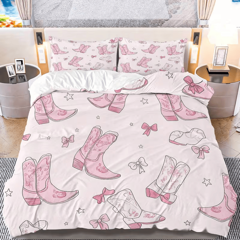cowgirl duvet cover close up