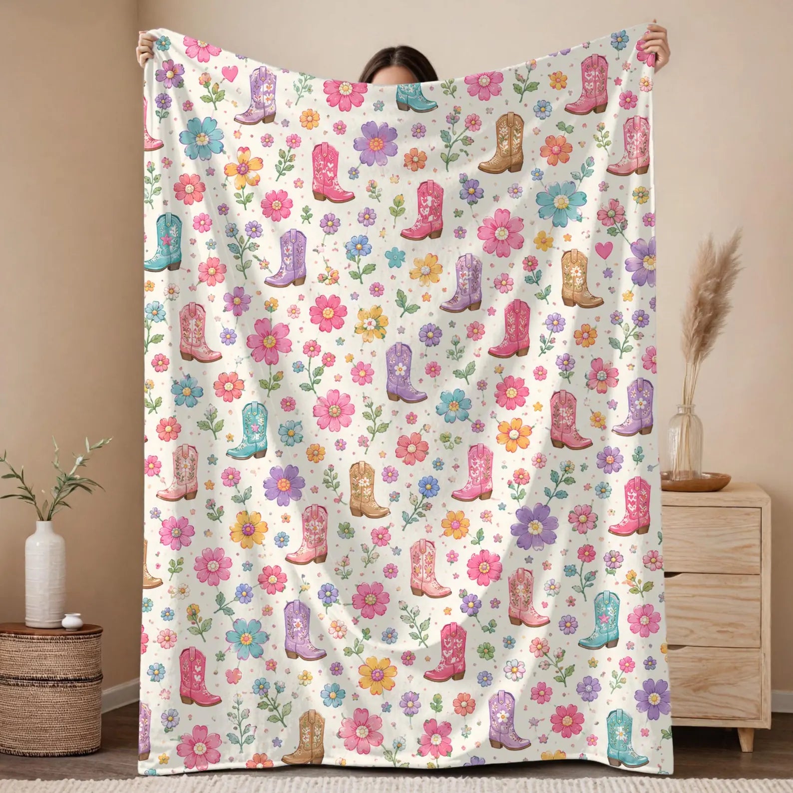 cowgirl blanket soft fabric texture