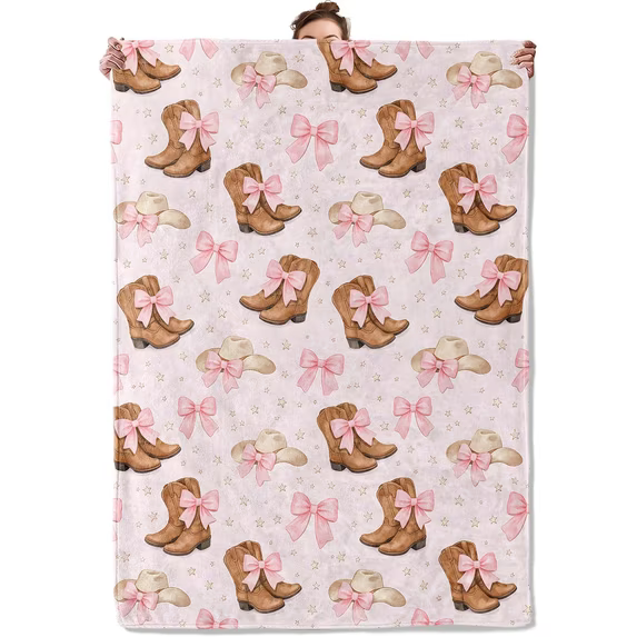 western throw blanket for ranch home decor