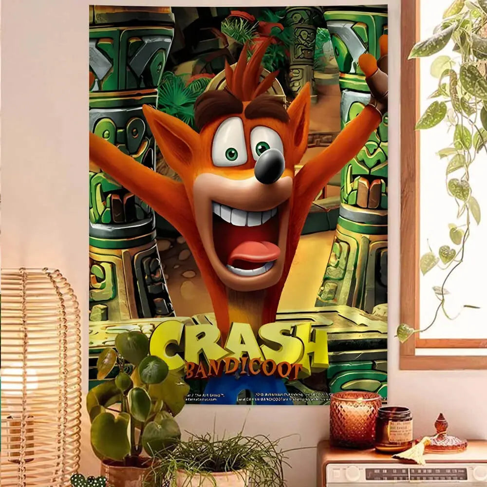 Crash Bandicoot Tapestry