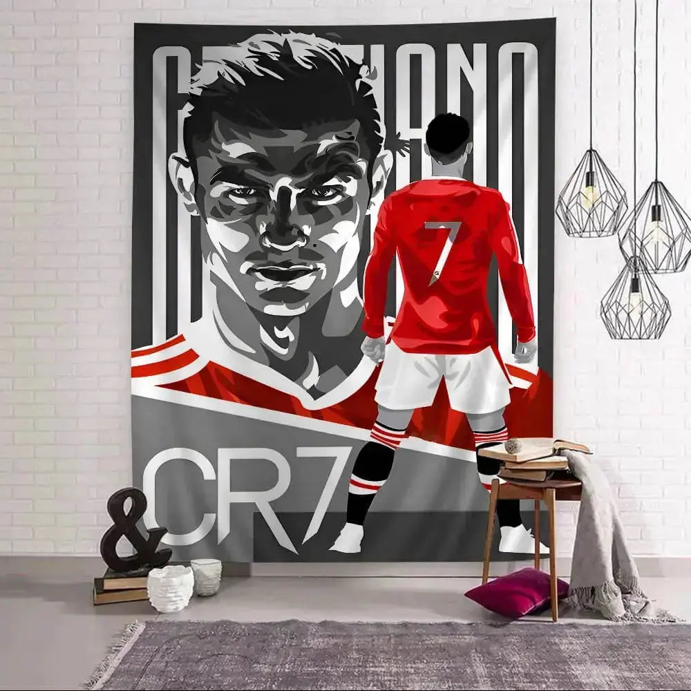 Cristiano Ronaldo CR7 Wall Tapestry Zirconic