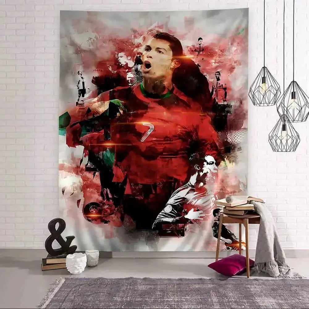 Cristiano Ronaldo CR7 Kids Wall Tapestry Zirconic