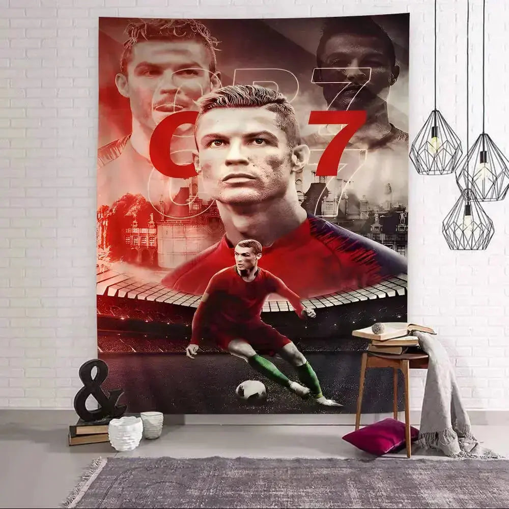 Cristiano Ronaldo CR7 Kids Wall Hanging Tapestry Zirconic