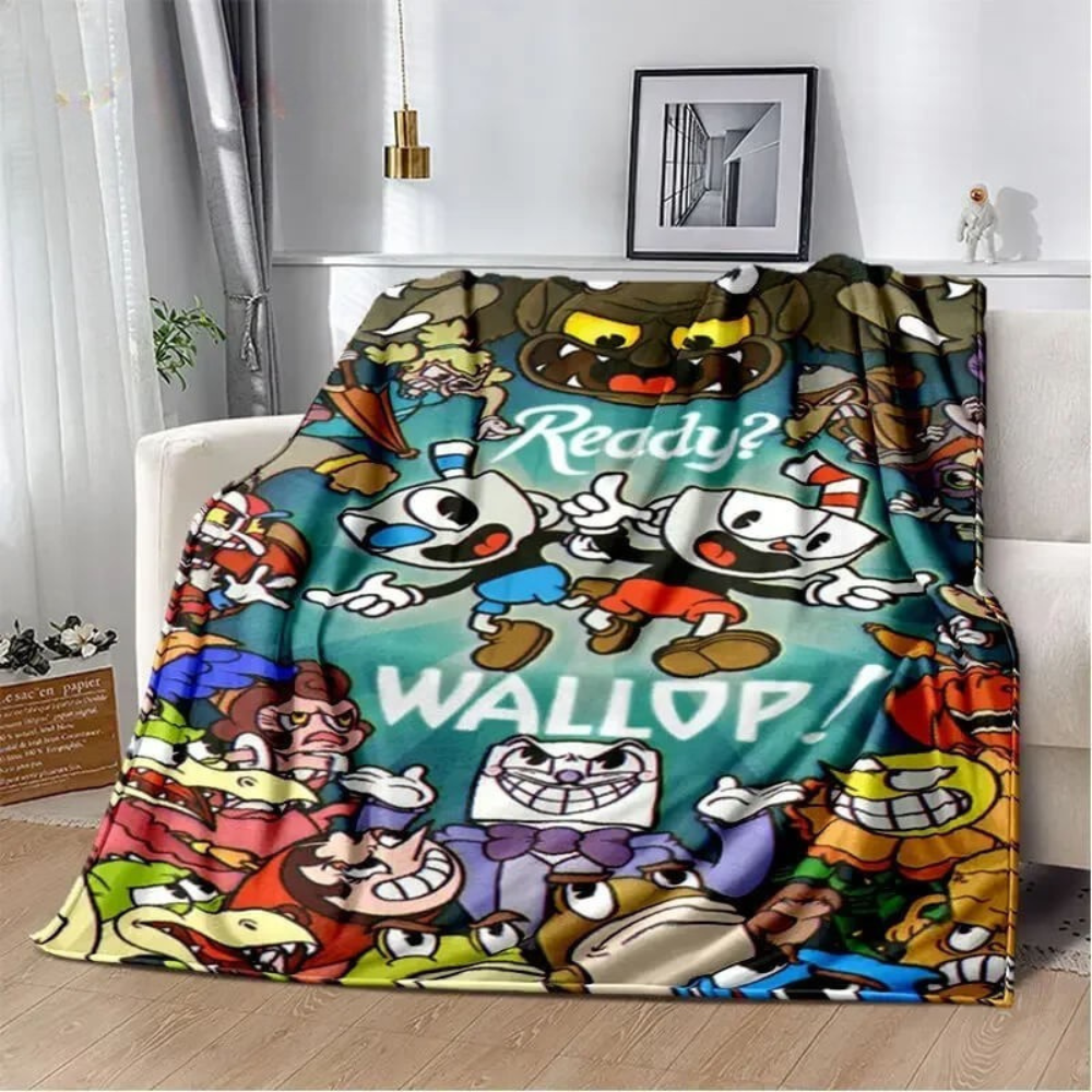 Cuphead blanket close up texture