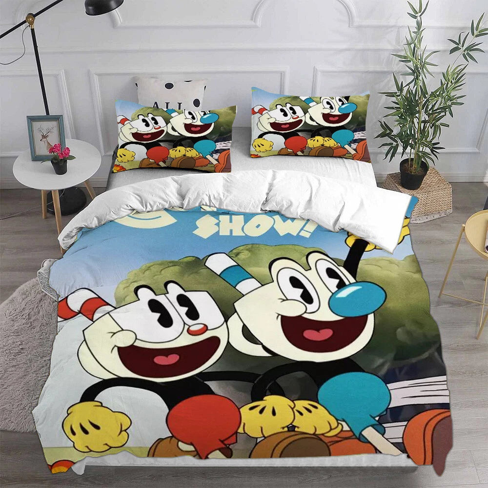 cuphead bedding set