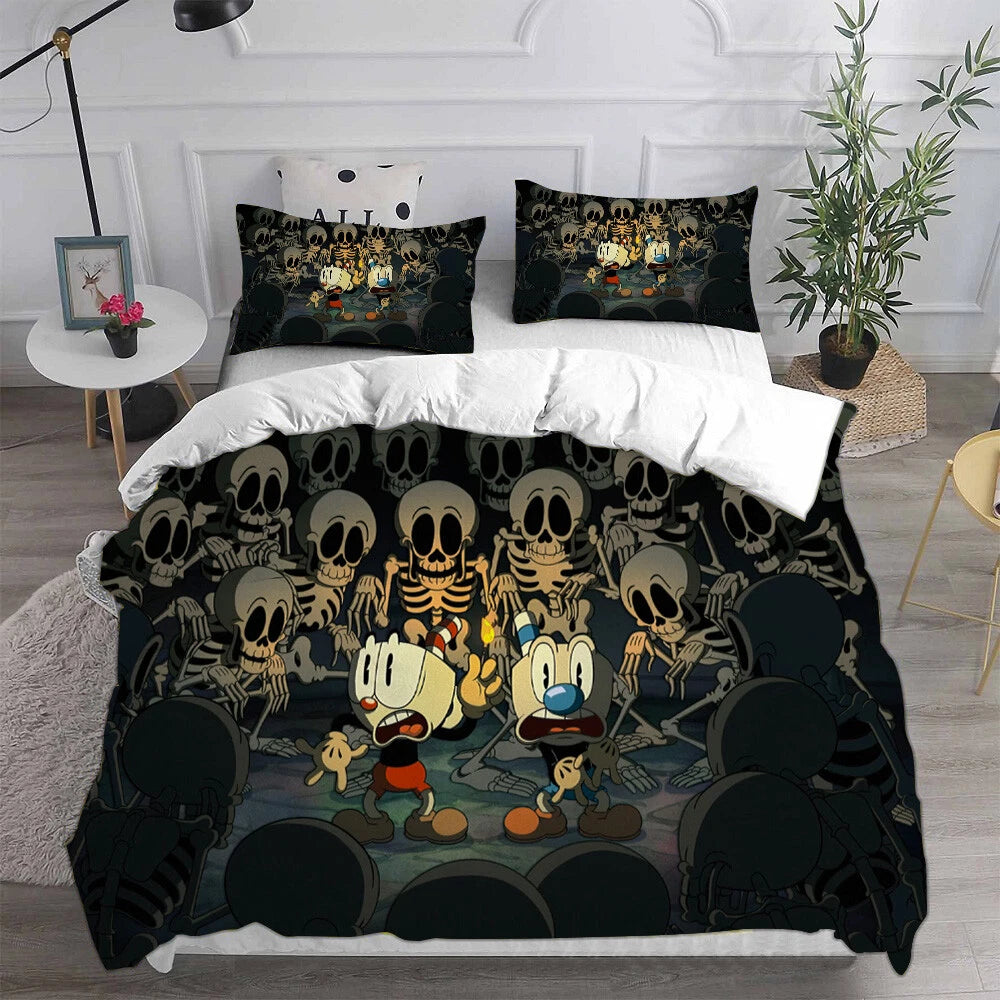 cuphead bedding detail