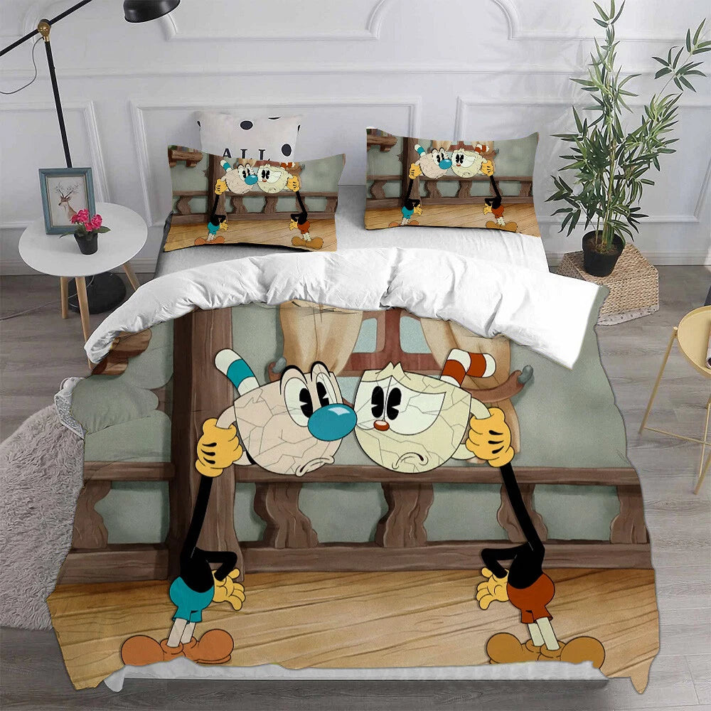 gaming bedding vibrant print