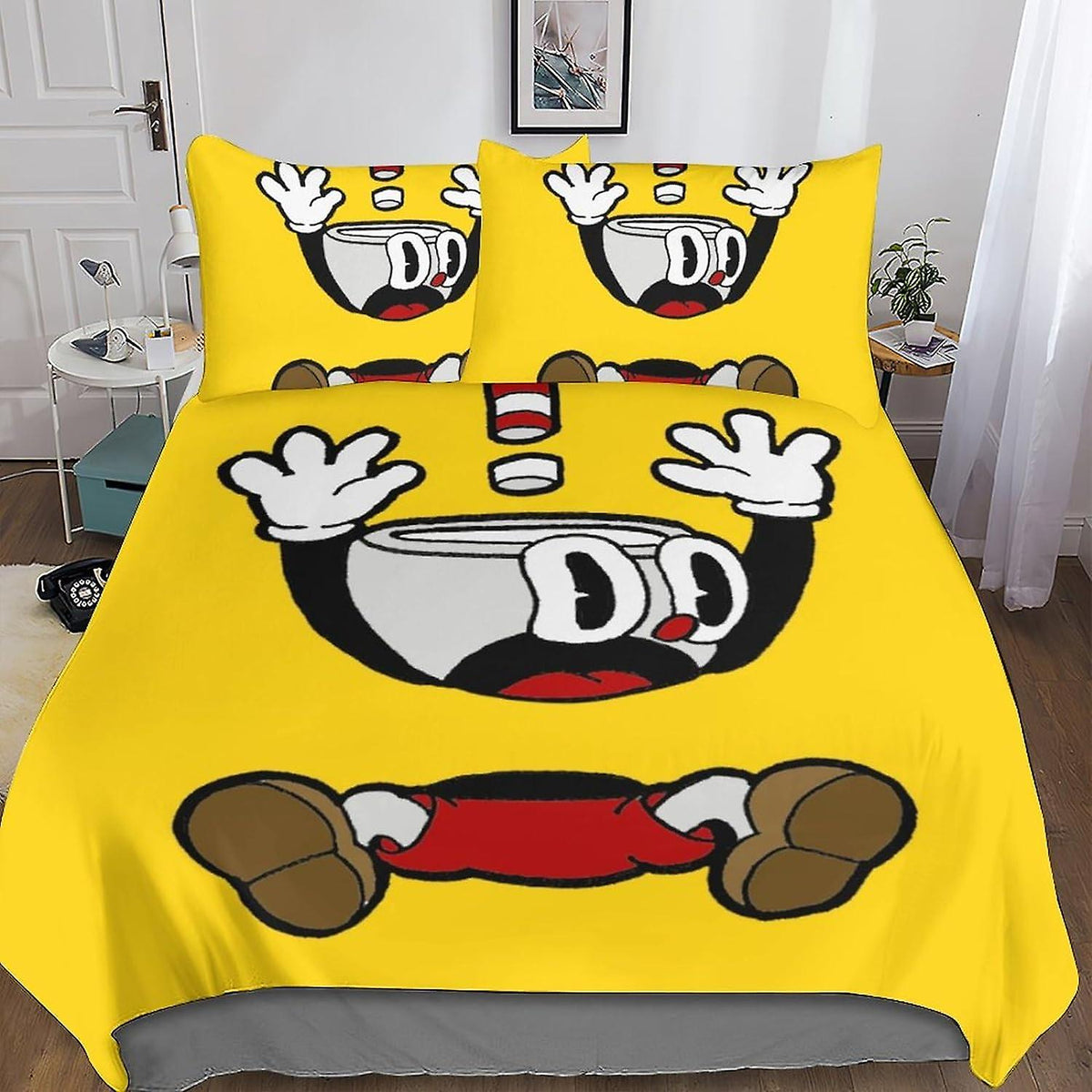 mugman duvet cover