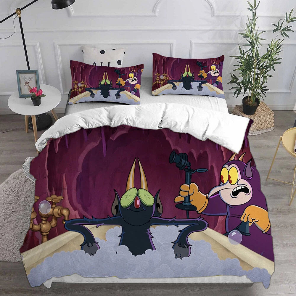 cuphead duvet cover