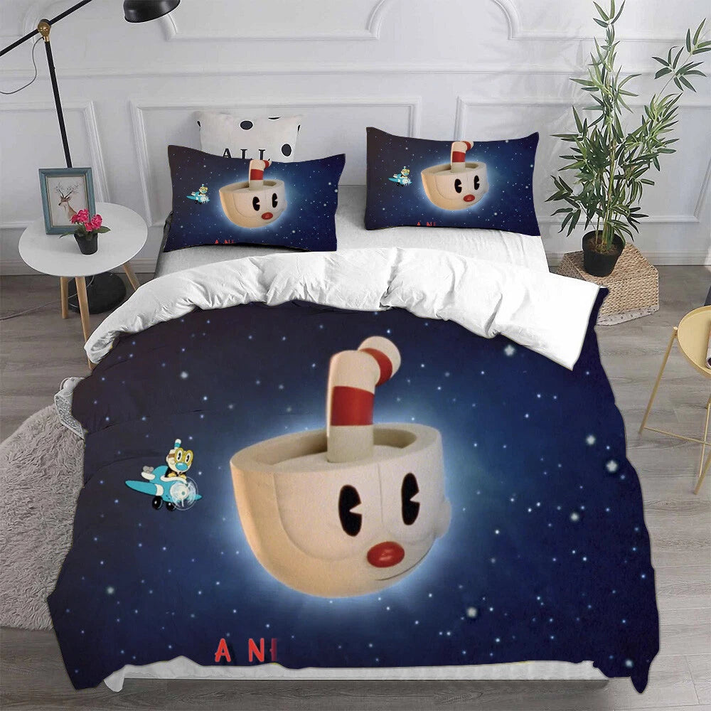 cuphead bedding comfortable fabric