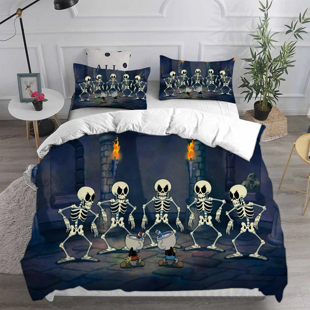 cuphead bedding close view