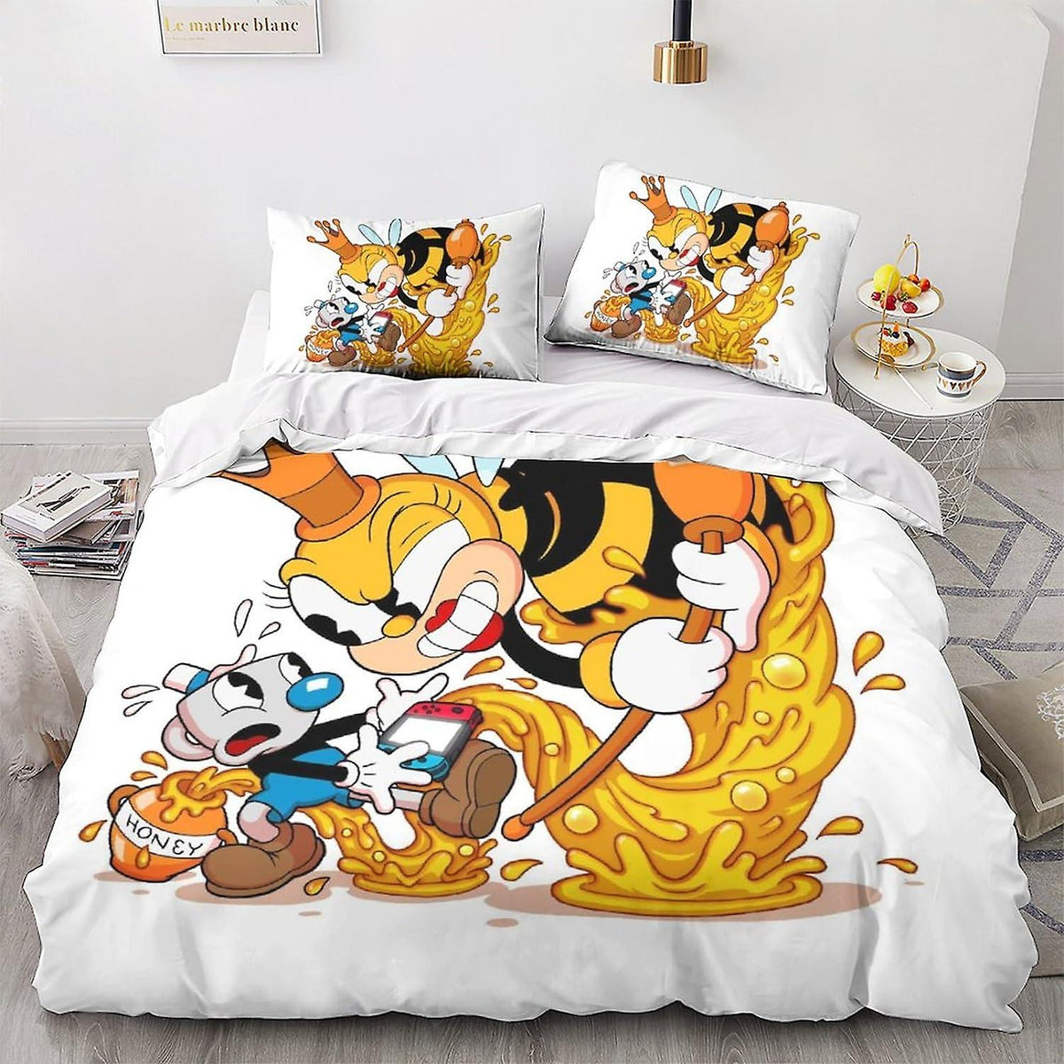cuphead bedding queen size