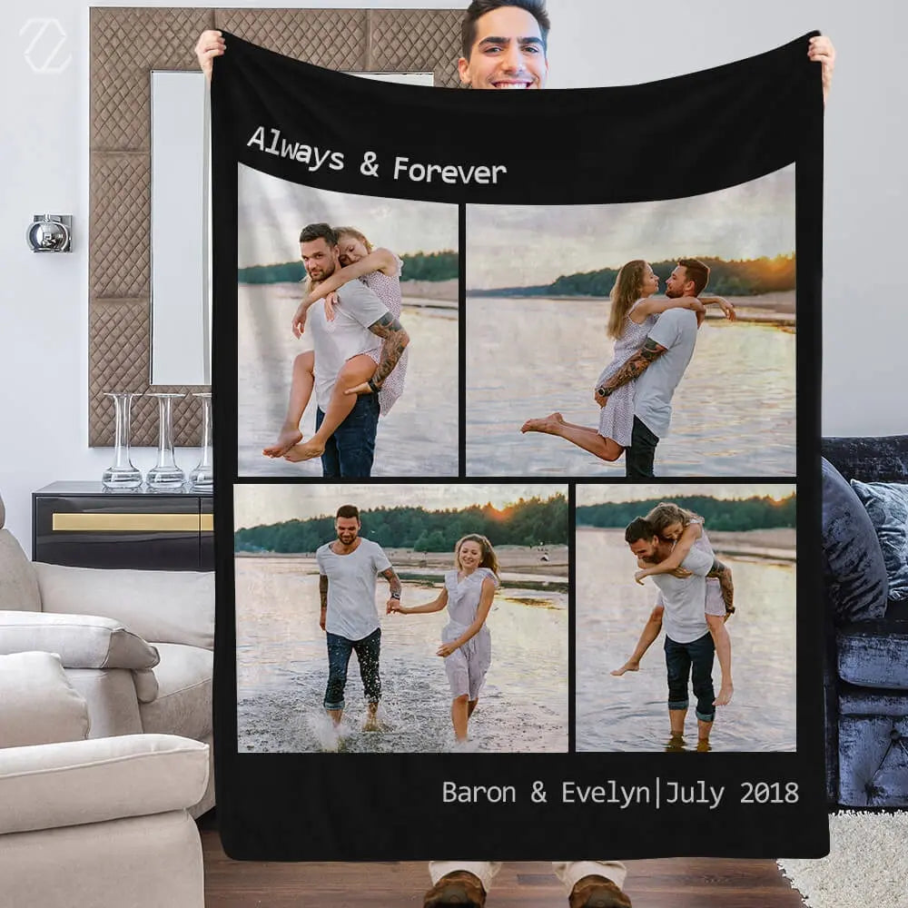 Custom Design Personalised Premium Blanket Zirconic