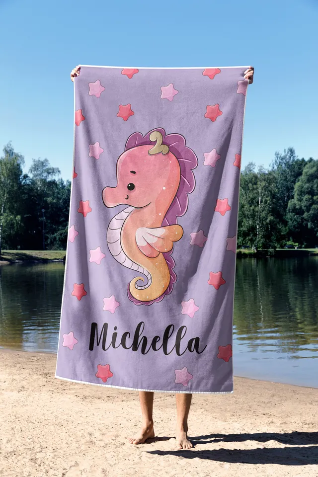 Custom Beach Towels, Custom Beach Towel, Personalized Beach Towel