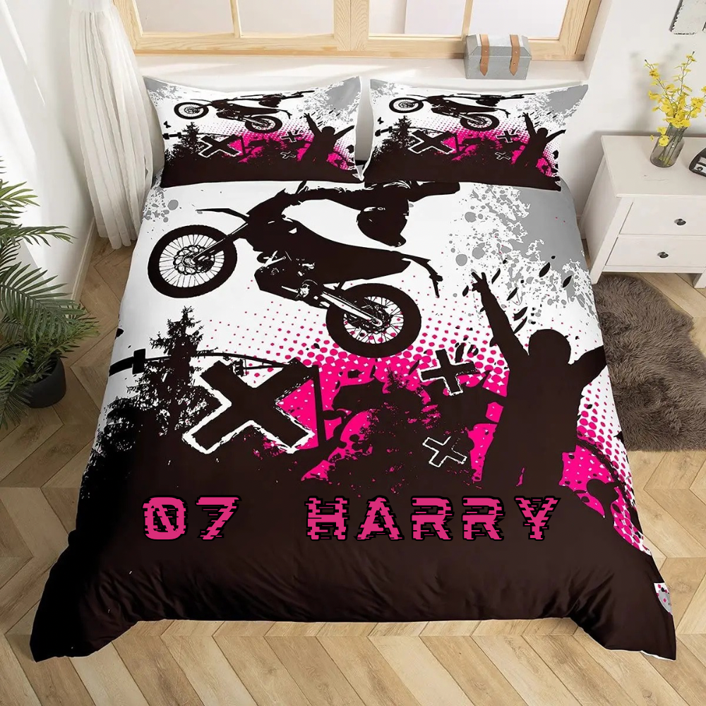 Custom Dirt Bike doona cover for Kids, Teens &amp; Adults