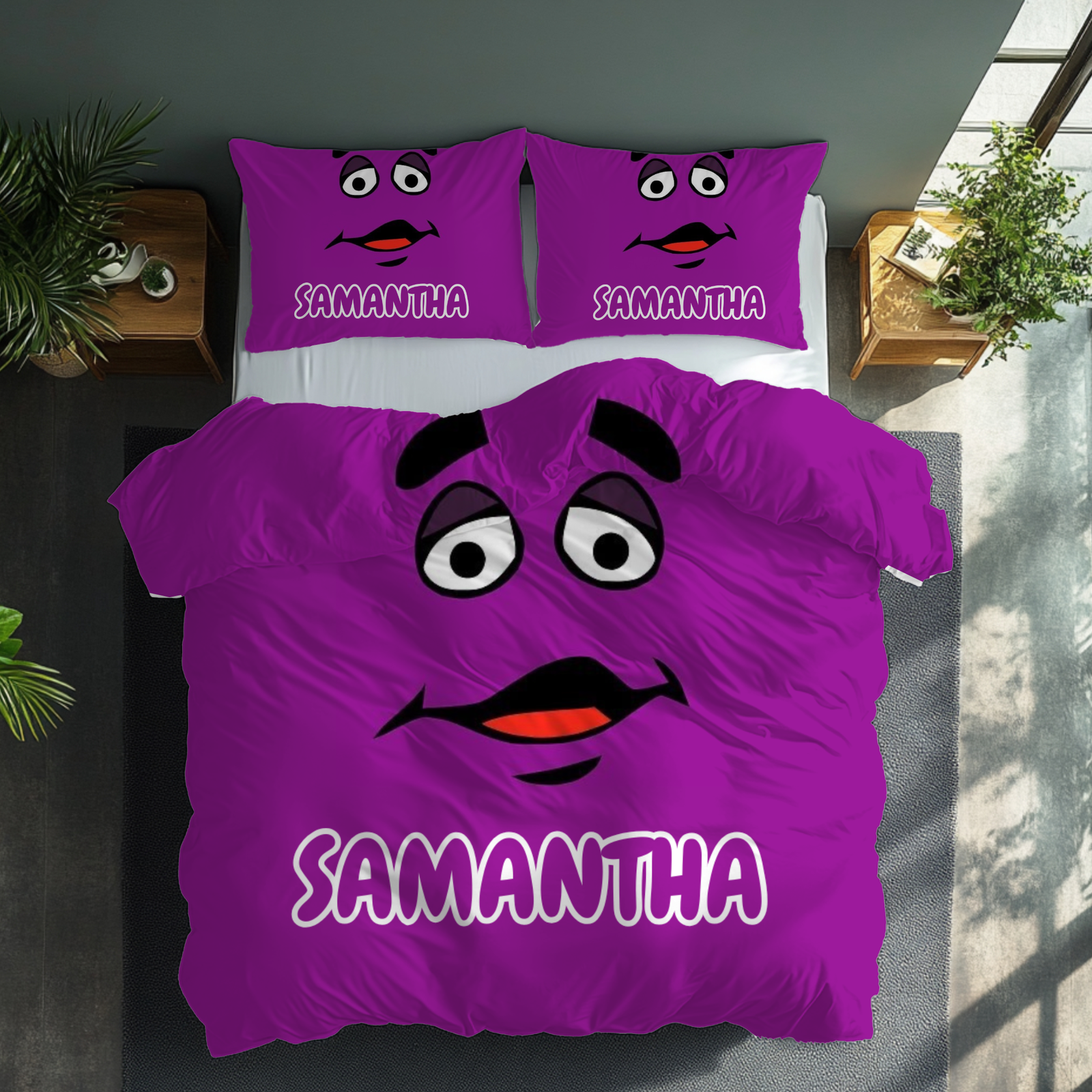 Custom Grimace Doona Cover