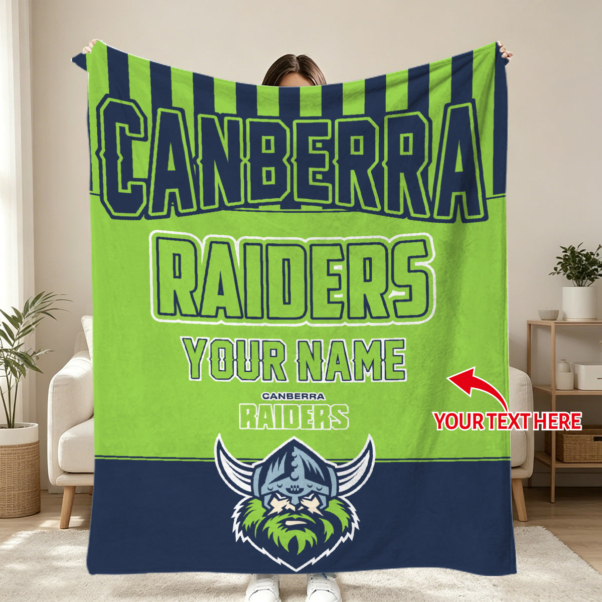 custom sports blanket lightweight and warm