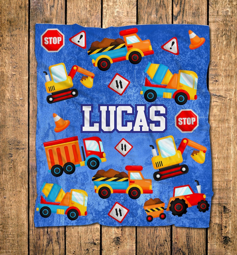 Custom name construction blanket