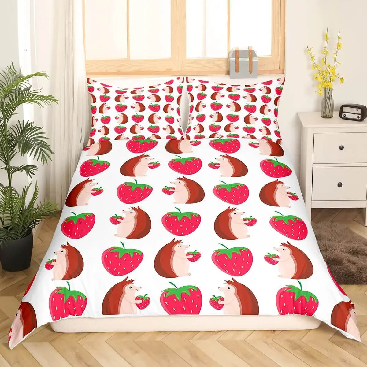 Woodland Style Quilt Cover for Teens and Kids Bedroom