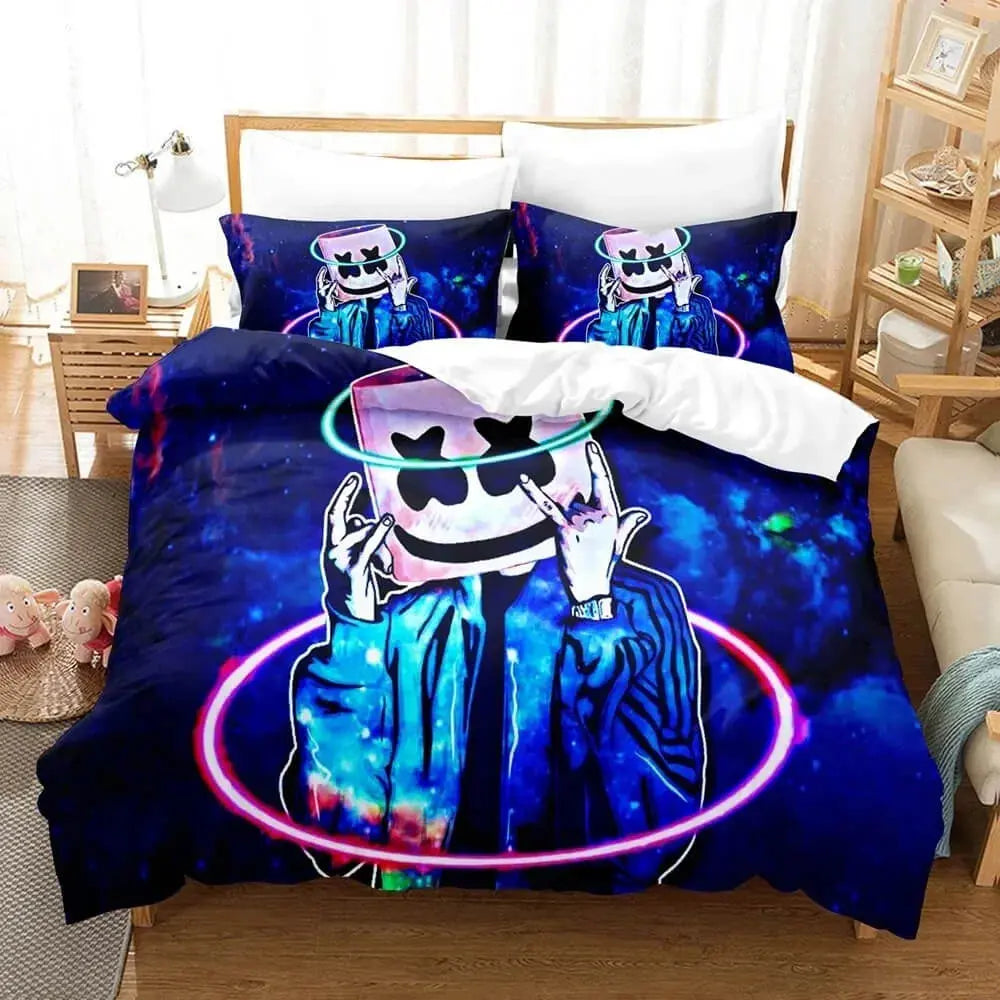 DJ Marshmallow Quilt Cover