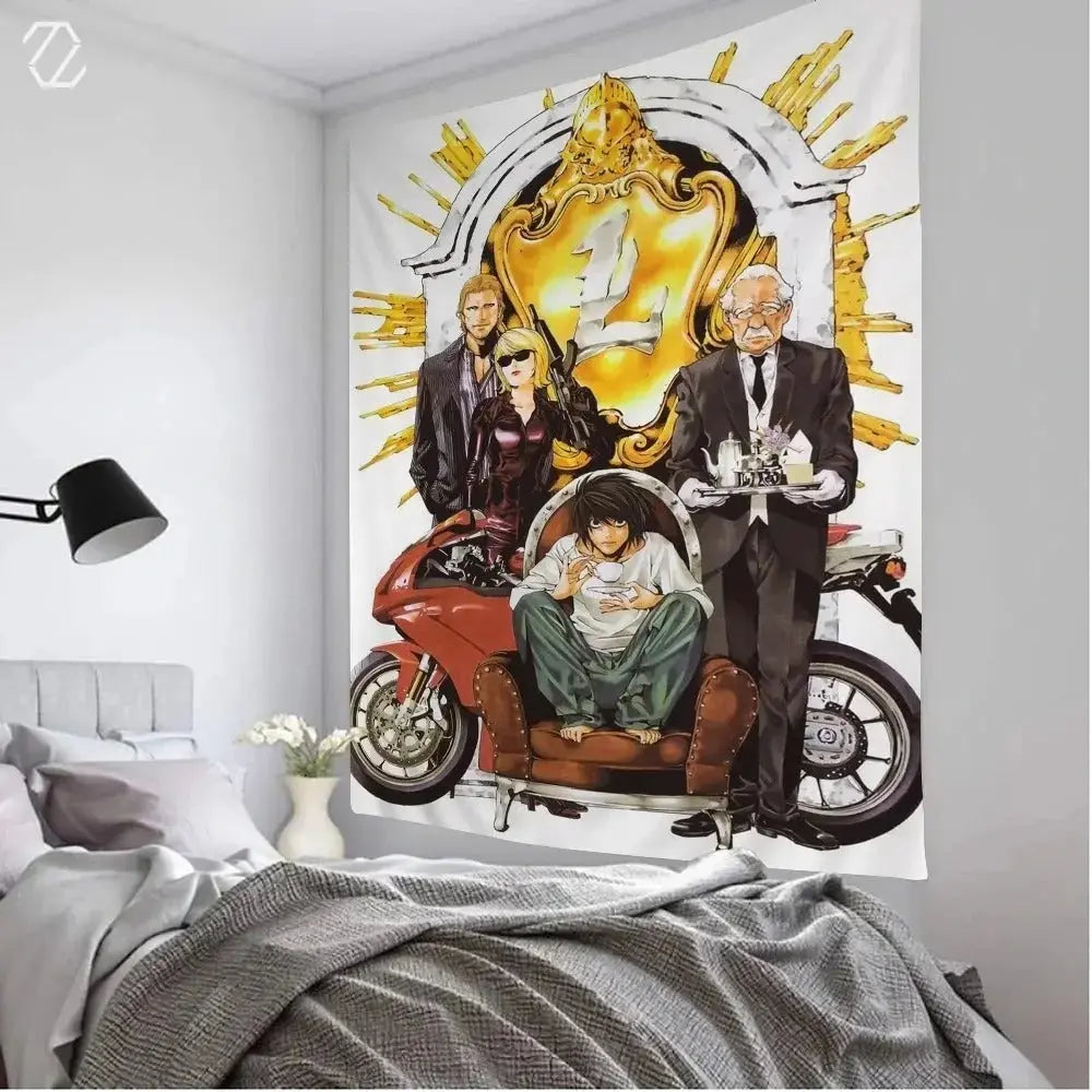 L Lawliet Wall Tapestry (Copy) Zirconic