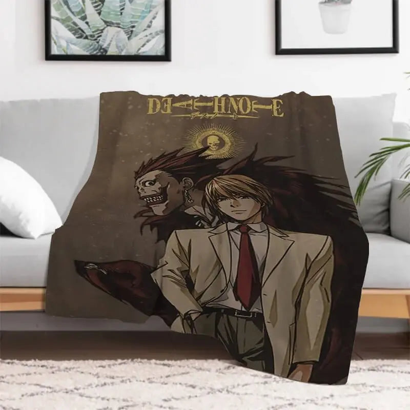 Death Note Light Yagami Throw Blanket