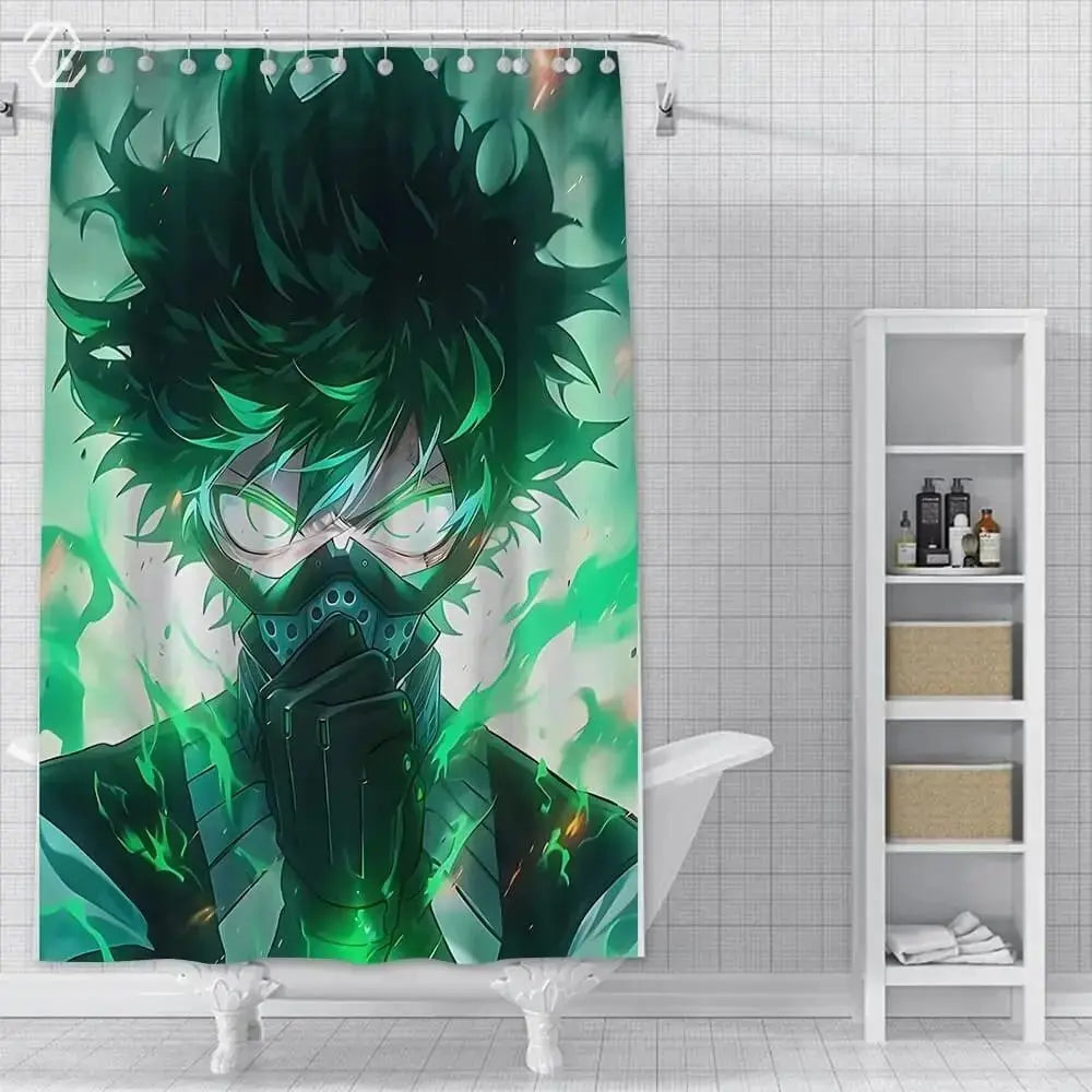 Izuku Midoriya Deku Shower Curtain (Copy) Zirconic