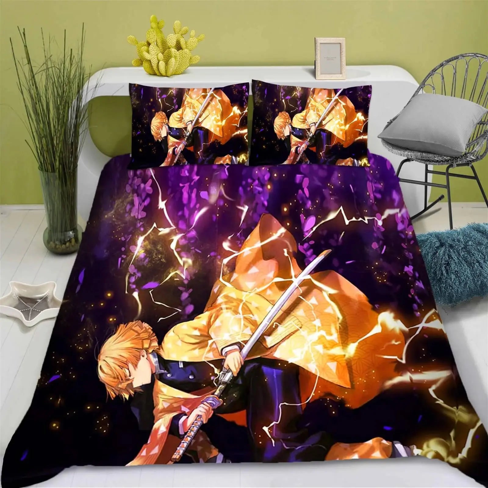 Demon Slayer Anime Zenitsu Doona Cover