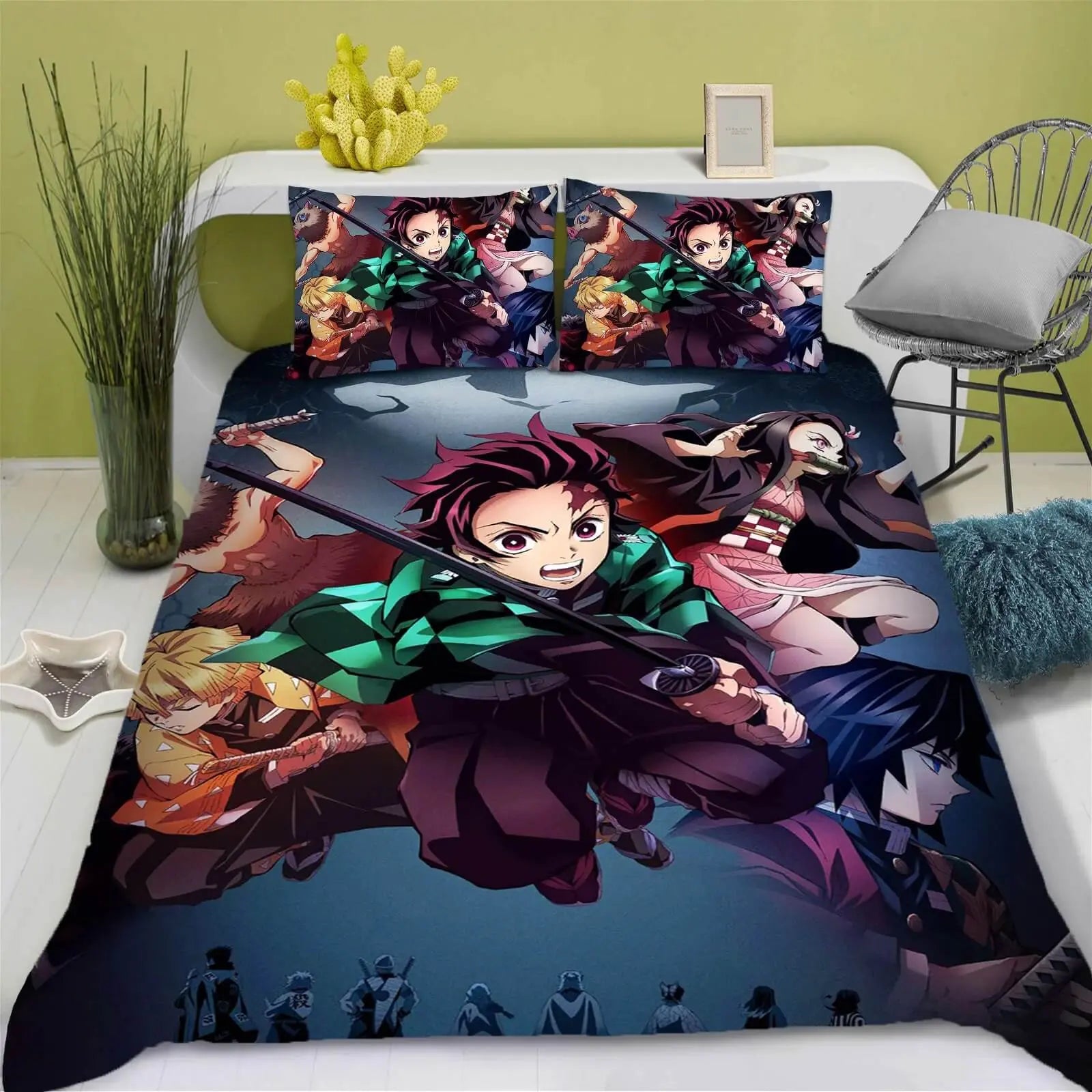 Demon Slayer Kimetsu no Yaiba Duvet Cover
