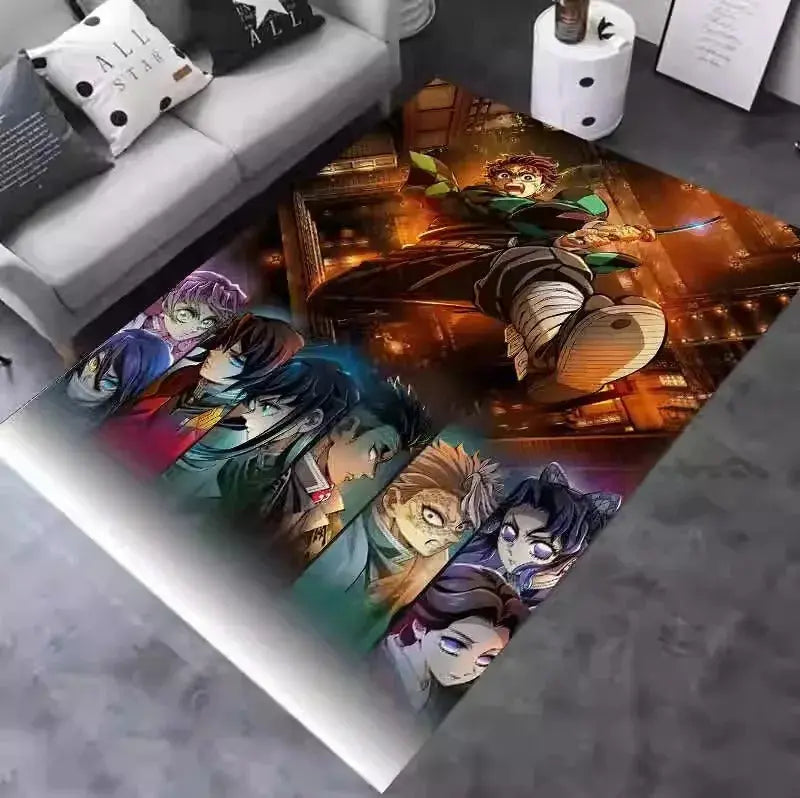 Soft and stylish anime floor mat for fans of Japanese anime