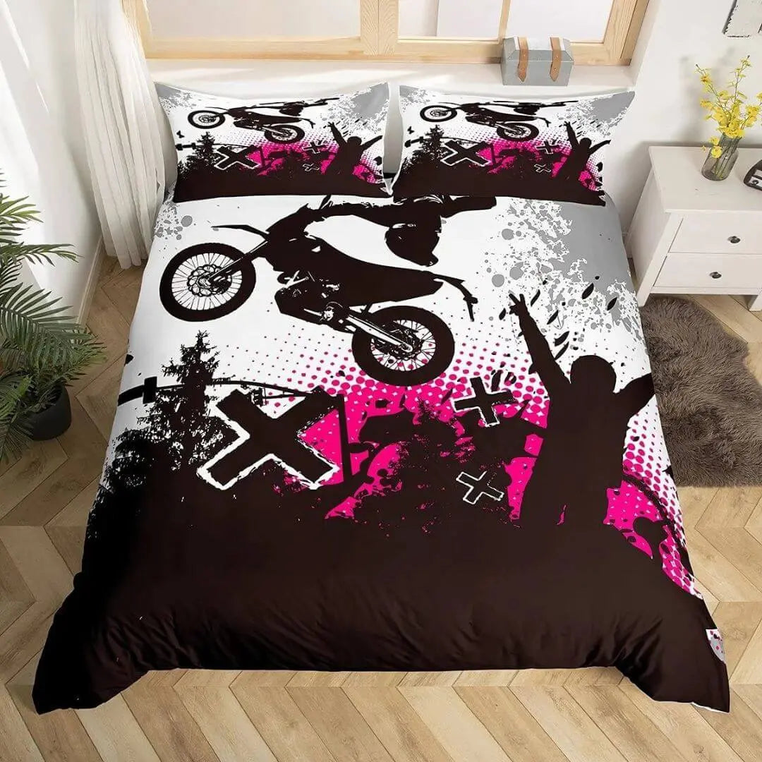 Dirt Bike Quilt Cover