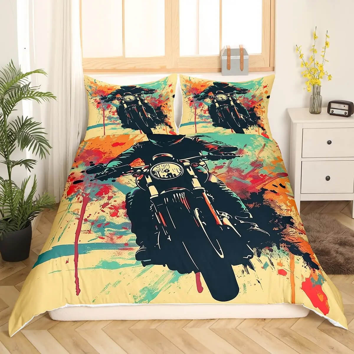 Extreme sports bedroom bedding set