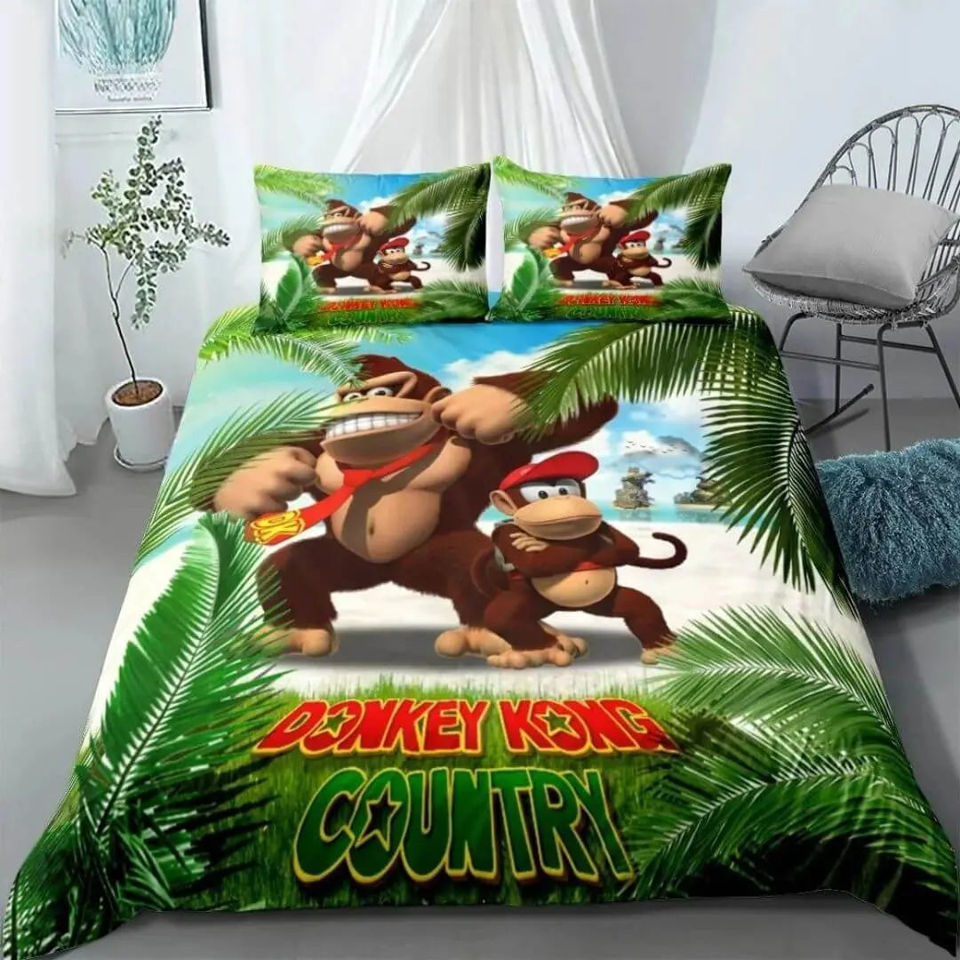 Donkey Kong Cartoon Doona Cover
