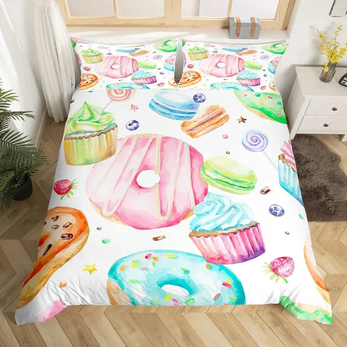 donut kids bedding