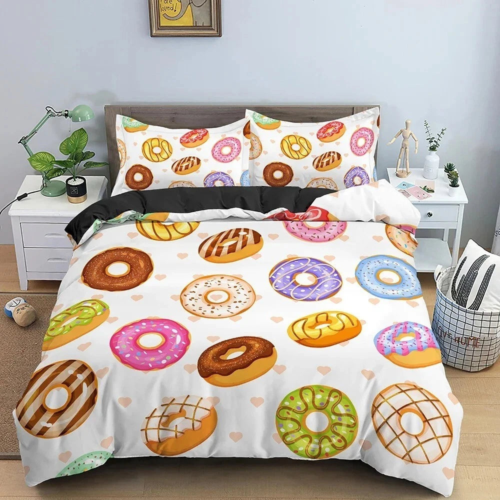 donut bedding set for gift