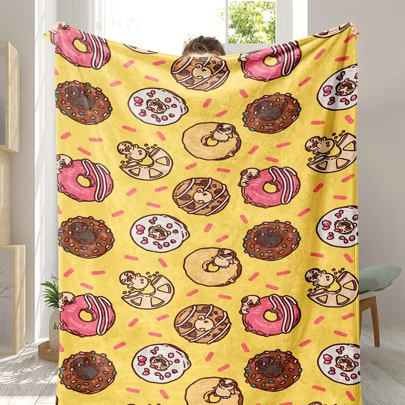 sweet treat blanket for bedroom styling