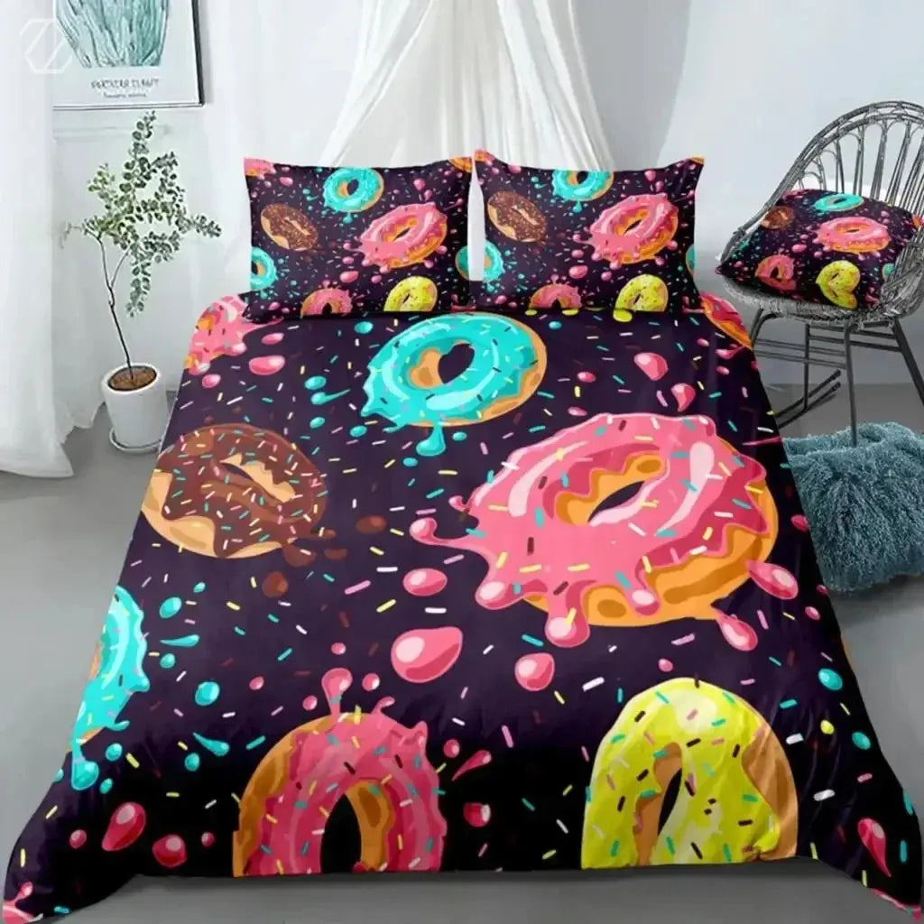 Donuts Duvet Cover My Store