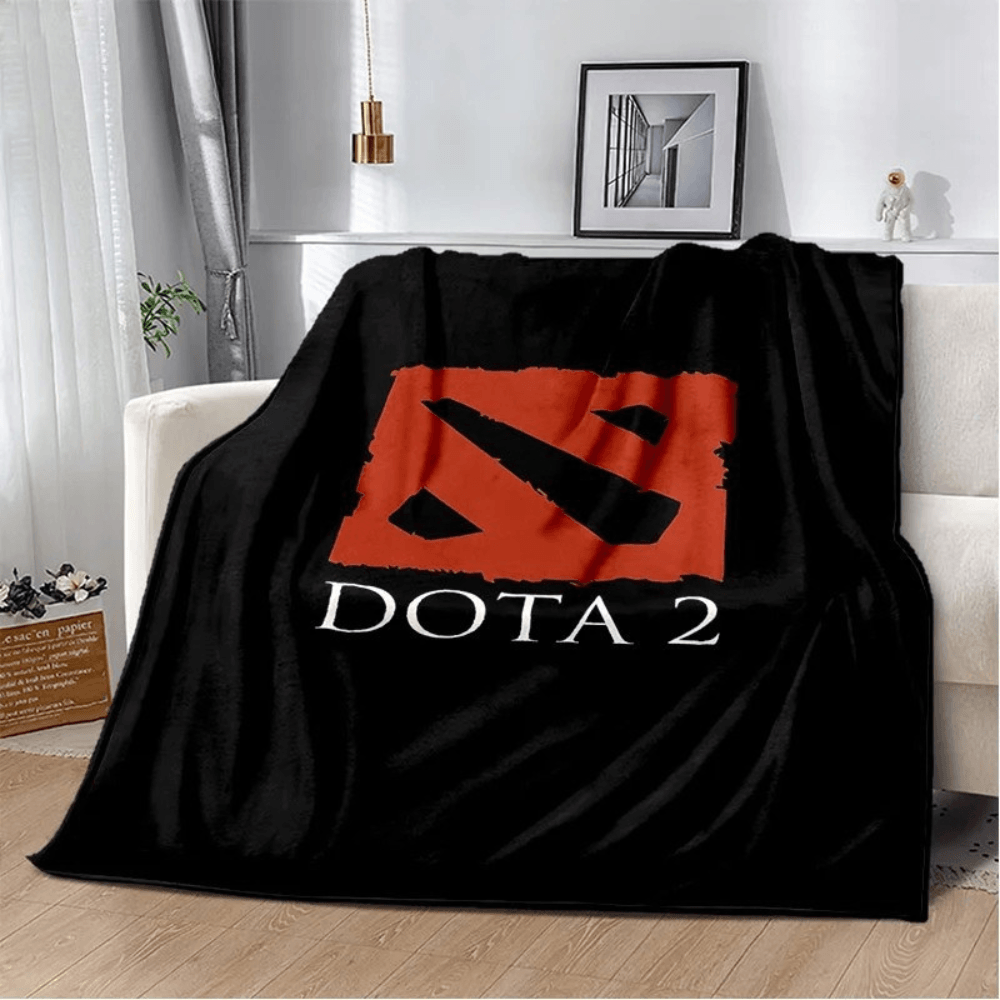 Dota 2 gamer flannel blanket soft throw