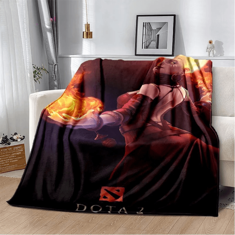 Dota 2 hero artwork blanket design