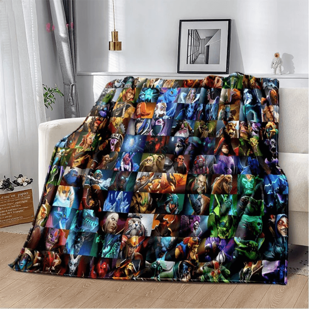 Dota 2 throw blanket HD print