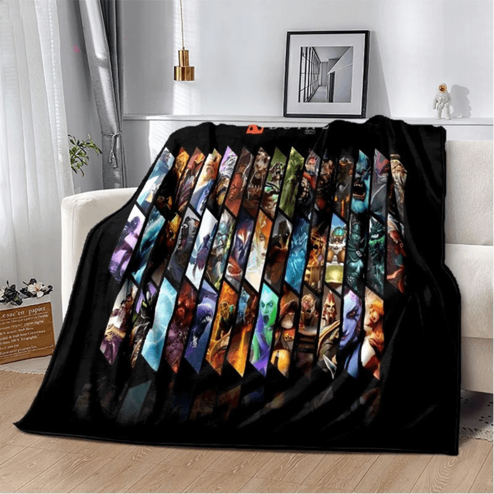 Dota 2 fan gift gaming blanket
